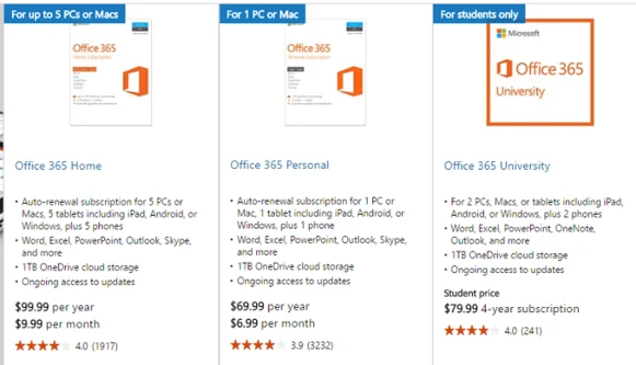 Microsoft office home & student 2019 for mac